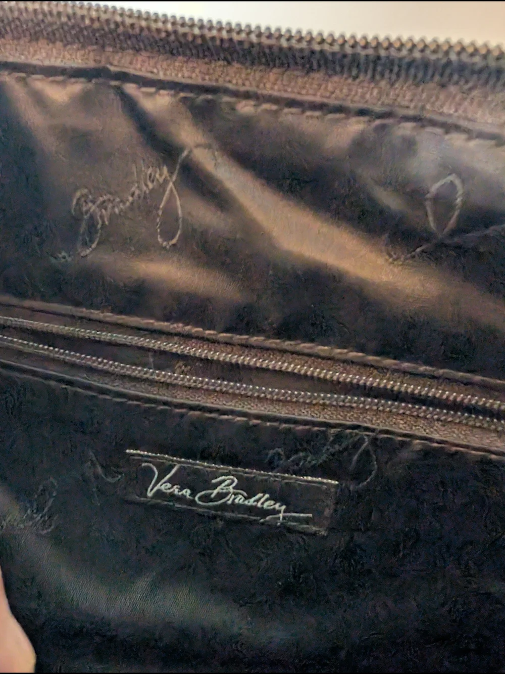 Vera Bradley Quilted Shoulder Bag Espresso Dark Brown - Handbag‎ Purse